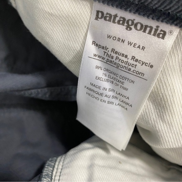 Patagonia 28 Everyday Cords Straight‎ Corduroy Pants Organic Cotton Navy Blue - Picture 14 of 14